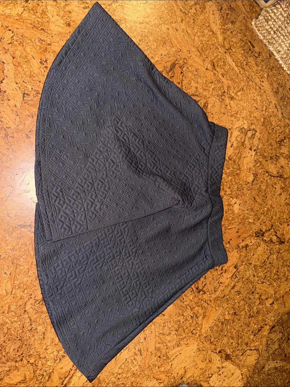 Mossimo Supply Co. Grey Textured Circle Skirt